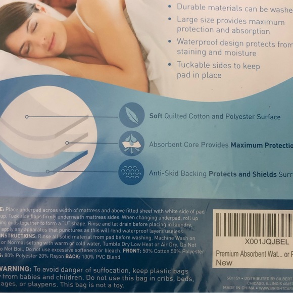 ⬇️price drop⬇️BrightCare Sheet & Mattress Protector - Picture 7 of 9